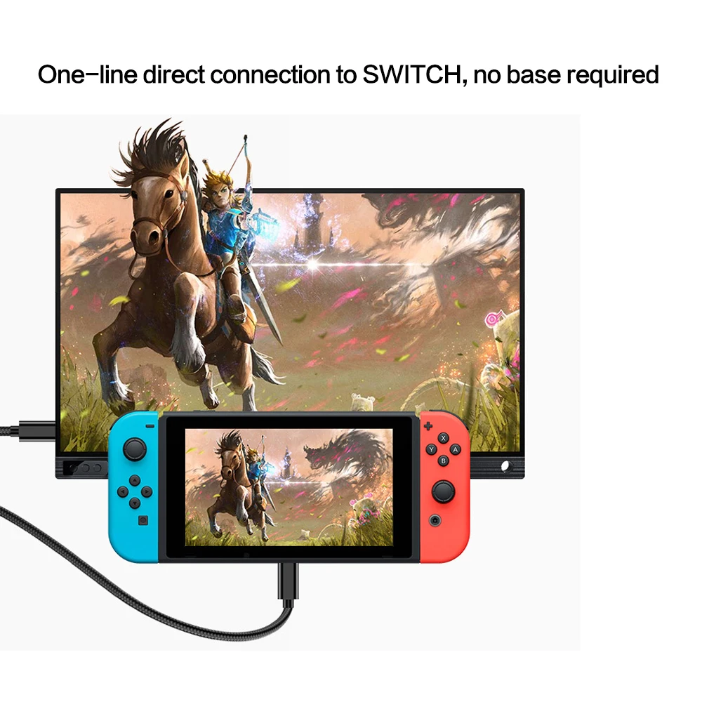 Портативный монитор 4K 15 6 дюйма сенсорный экран для ПК 1080P HD PS4 SWITCH XBOX Typc C /USB мини