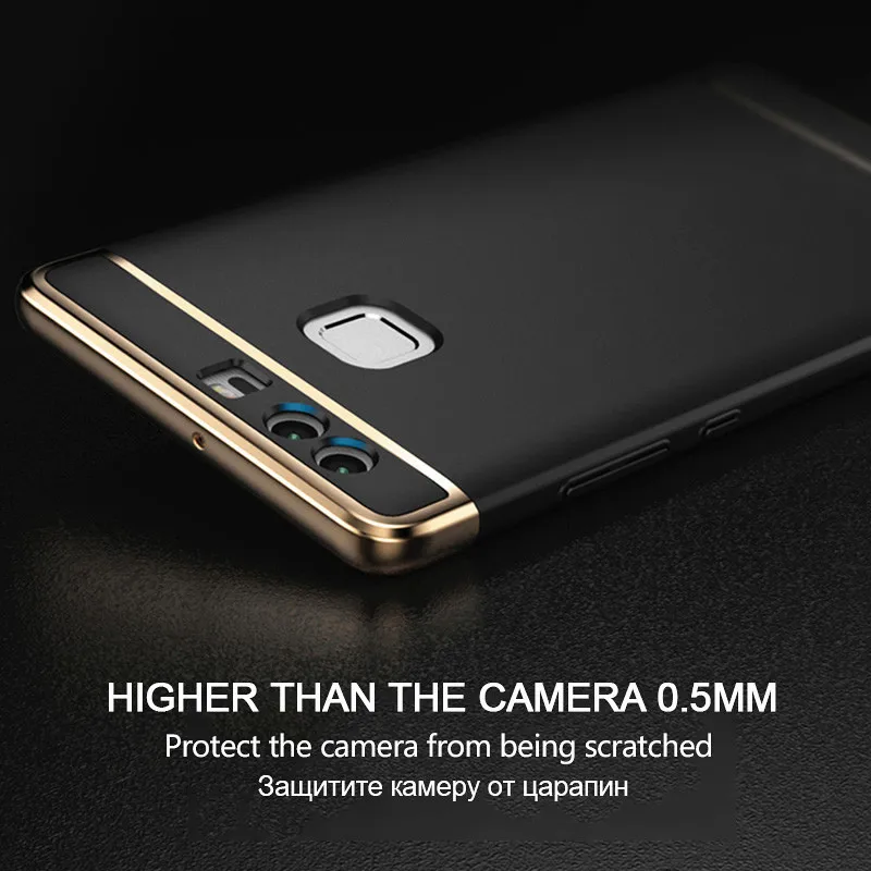 Чехол для Huawei P10 P9 Lite Plus 2017 P20 P30 Pro Luxury 3 в 1 тонкий жесткий чехол Mate 20 10 9 20X P Smart 2019|case