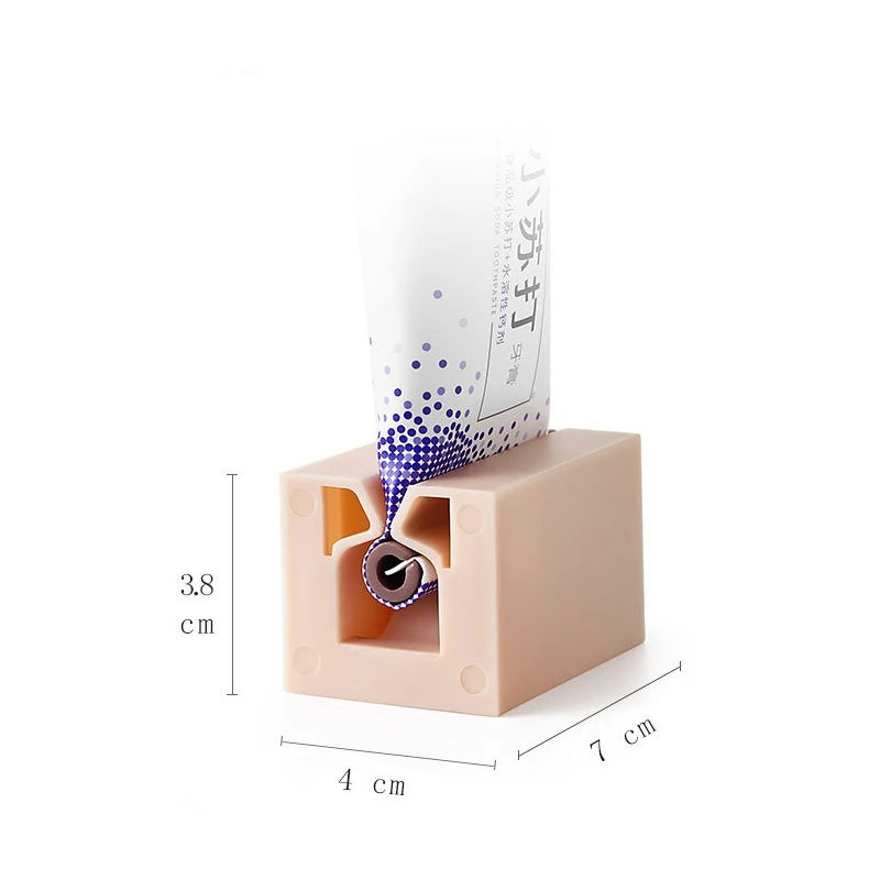 

Bathroom Rolling Toothpaste Squeezer Creative Colorful Toothpaste Holder Prevent Slipping Scratch Tabletop Gadgets Wholesales