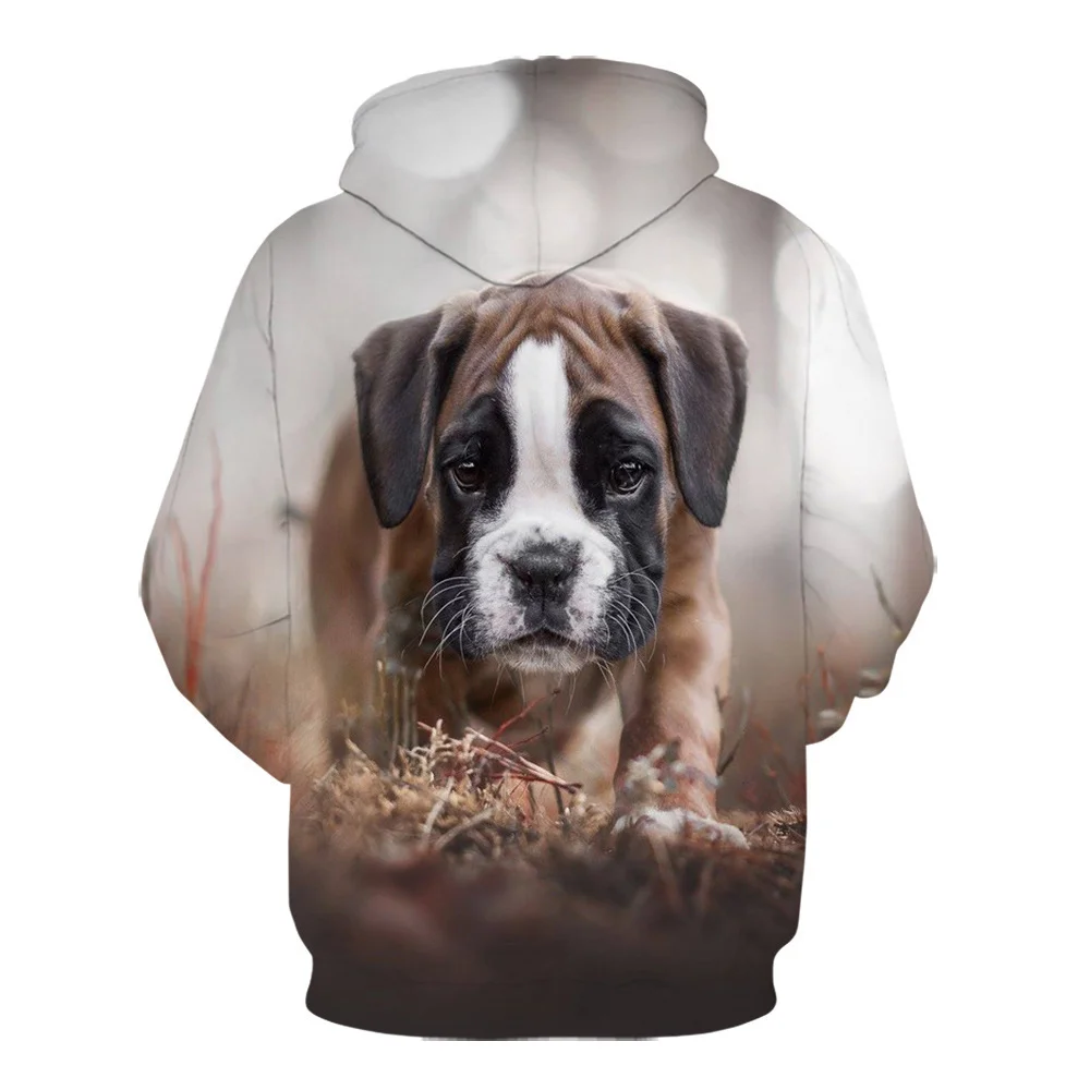 

2021 New Men's and Women's Hoodie Long Sleeve Sweatshirt Unisex Pet Dog Spring 3D Print Pullover Sports Suit Harajuku Tops