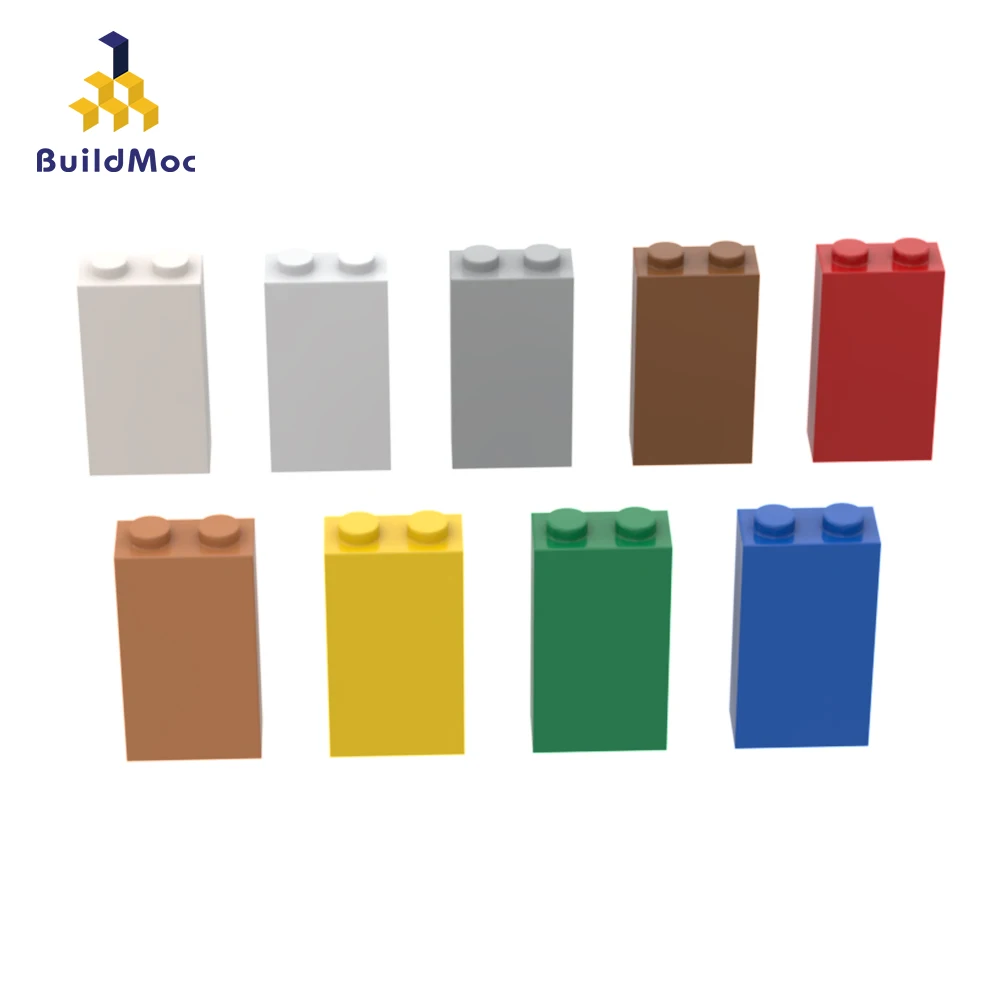 

BuildMOC 22886 1x2x3 wall tiles ldd 22886 For Building Blocks Parts DIY Construction Classic Brand gift T