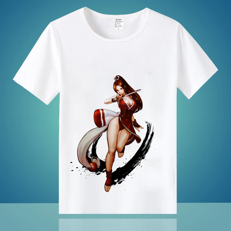 Футболка для косплея короля бойцов KOF Iori Yagami Kyo Kusanagi летняя футболка с мультяшным