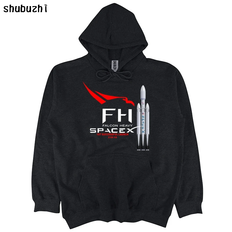 Falcon тяжелый запуск ракеты Spacex Elon Musk shubuzhi Толстовка забавная Повседневная shubuzhi Толстовка sbz4496