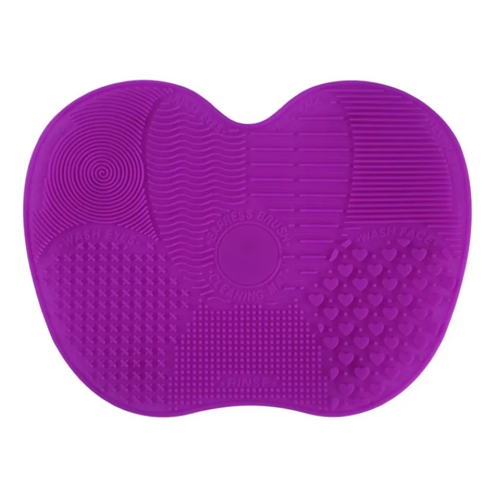

Silicone scrubbing pad large with suction cup cleaning pad makeup brush cleaning tool beauty brush pad multi-color cleaning arti