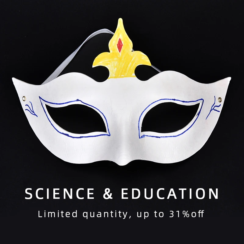 SZ Паровая маска для лица Хэллоуина сделай сам игрушка рисования белая Пекинская