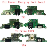 original usb charging port connector board flex cable for huawei y9s y9a y9 prime 2019 charging connector replacement parts