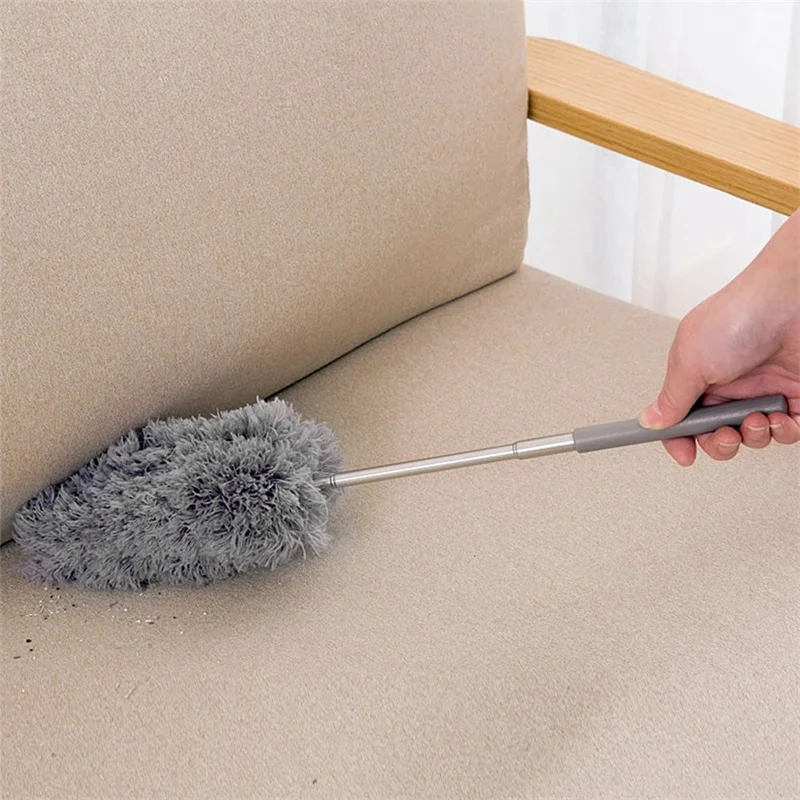 Регулируемая щетка из микрофибры для удлинения пыли растягивающаяся дома
