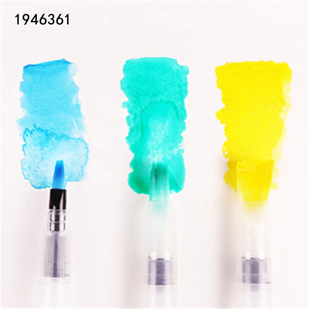

6 numbers Watercolor Brush pen Art Markers Water Tank Calligraphy Drawing Pen Beginner gift