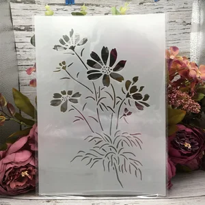 29*21cm A4 Grass Plants DIY Layering Stencils Wall Painting Scrapbook Coloring Embossing Album Decorative Template