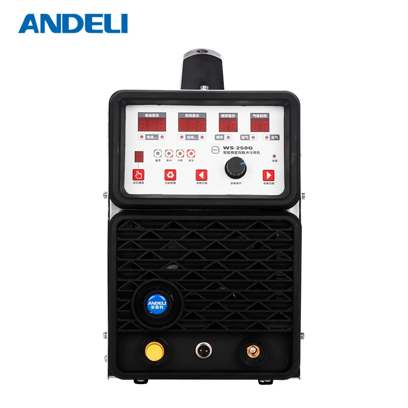 Andeli advertig welder 250gpa Rvs Dc с холодным ластом многофункциональное сварочное