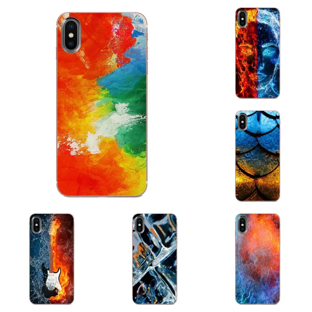 Мягкий ТПУ для Samsung Galaxy A10 A20 A20E A3 A40 A5 A50 A7 J1 J3 J4 J5 J6 J7 2016 2017 2018 Cool Best Ice And Fire|Бамперы| |