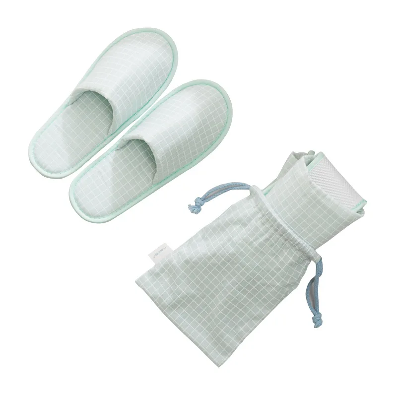 Одноразовые Тапочки из кораллового флиса для путешествий и спа отелей вечерние