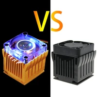 DIY Aluminium Northbridge Heatsink Cooler Motherboard Radiator w 4cm Fan For Computer Case South North Bridge Chipset Cooling