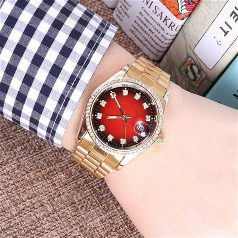 

montre homme New brand luxury Designer mens watches tag quartz movement diamond watch women gold wristwatches clock reloj mujer