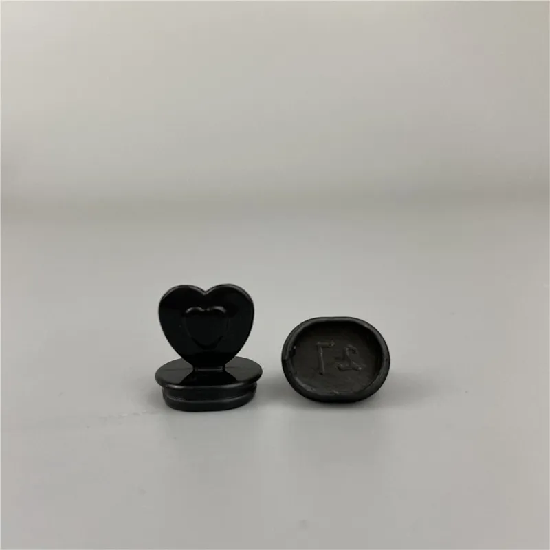 

500pcs High quality red love stopper DIY accessories gift decoration heart shape party supplies packaging drink cups cover plug