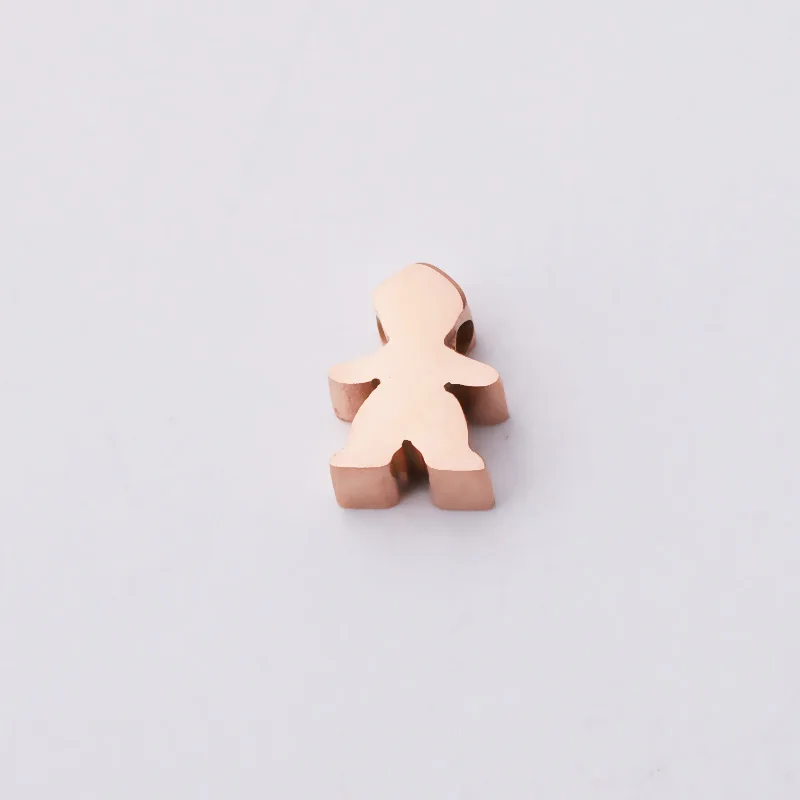 

5pcs/lot 316L Stainless Steel Children Design Polished Loose Charm Beads Decoration Jewelry Spacer Beads DIY Bracelets Findings