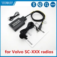 yatour car bluetooth aux mp3 player for volvo sc xxx radios sc700 sc800 sc801 sc802 sc805 mp3 player cd changer adapter ytbtk