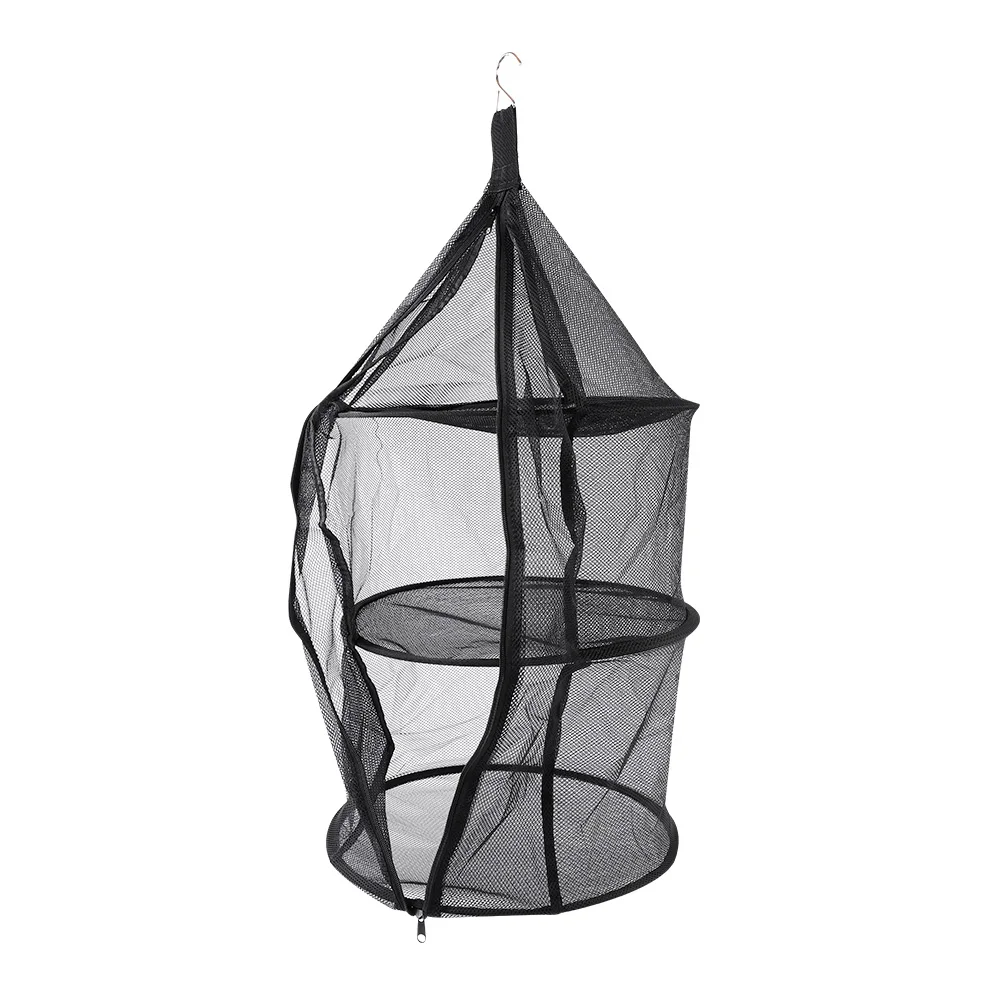 3 Слои подвесная Корзина Сушилка с застежкой-молнией Складная сушильная машина
