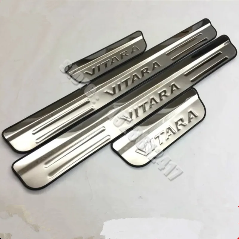 Car styling Stainless Steel car external Scuff Plate/Door Sill Door Sill for Suzuki Vitara 2015 -2020 Car accessories 1