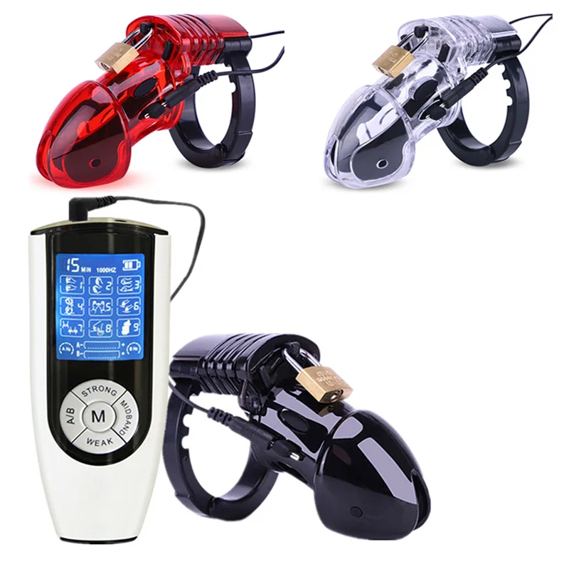 Высокая производительность хост CB6000 Мужской Целомудрие петух клетка электрошок