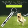 1Pc Hot Pet Dog Training Adjustable Whistle Sound Pet Products For Dog Puppy Dog Whistle Stainless Steel Whistle Key Chain 1
