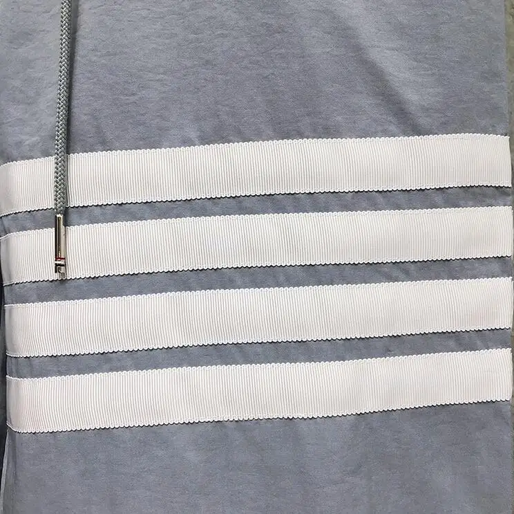 

2021 Fashion TB THOM Brand Sweatpants Men Spring Loose Casual Sports Trousers Panelled Tracksuit Bottoms Jogger Track Pants