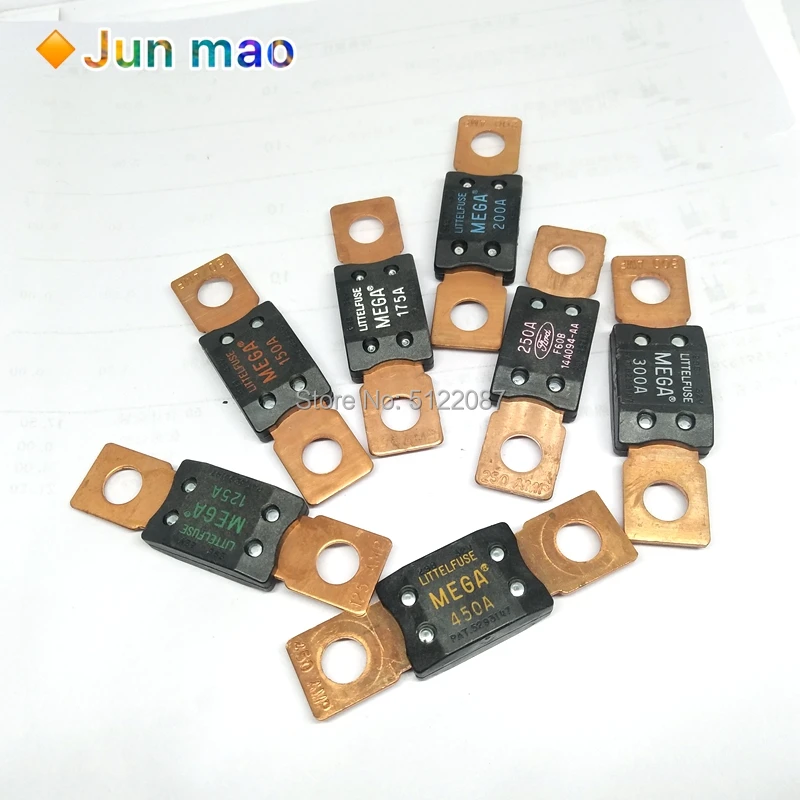 

0298 40A 50A 60A 80A 100A 125A 175A 150A 200A 250A 300A 400A MEGA Fuse Auto Fuse Car Boat Motorcycle Blade Fuses For Littelfuse