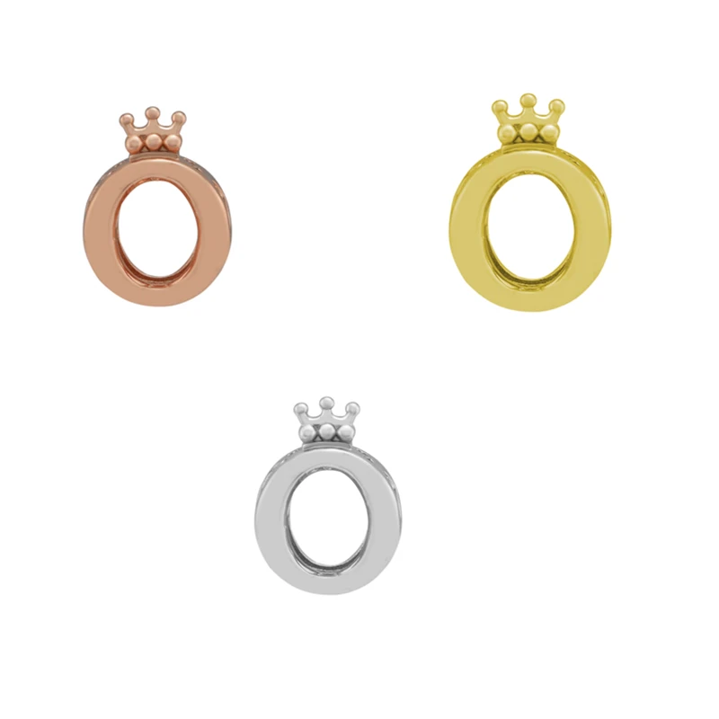 3 типа короны O Charm подходит для оригинальных серебряных браслетов 925 пробы модные