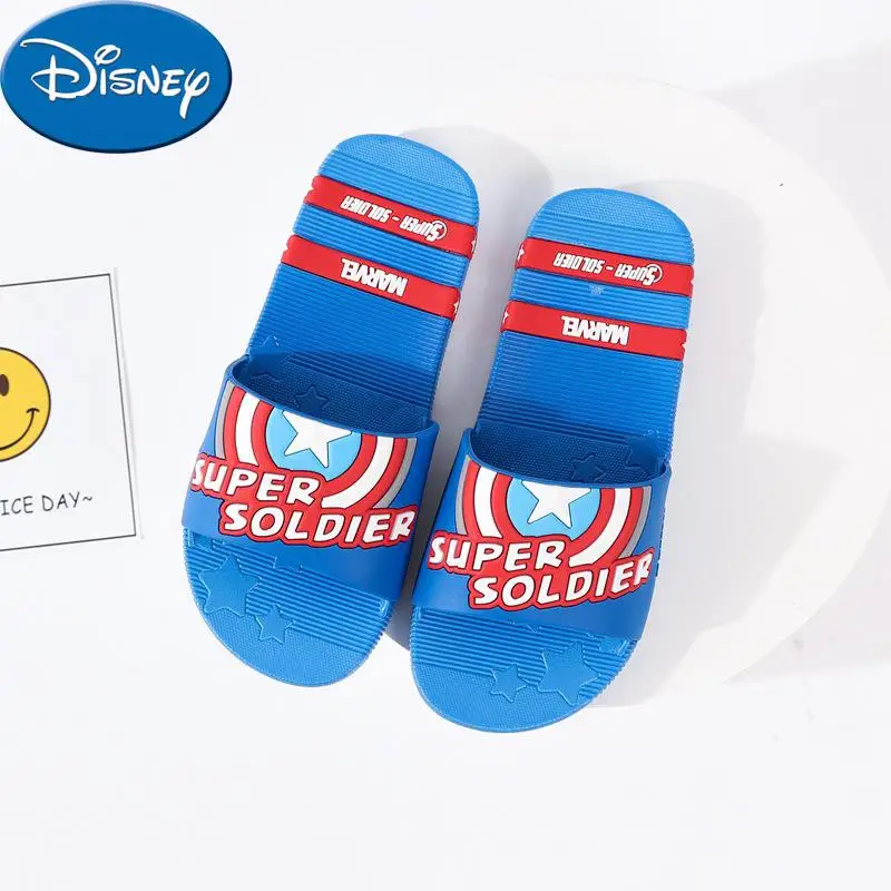 Домашние Нескользящие шлепанцы для мальчиков оригинальные с героями Диснея