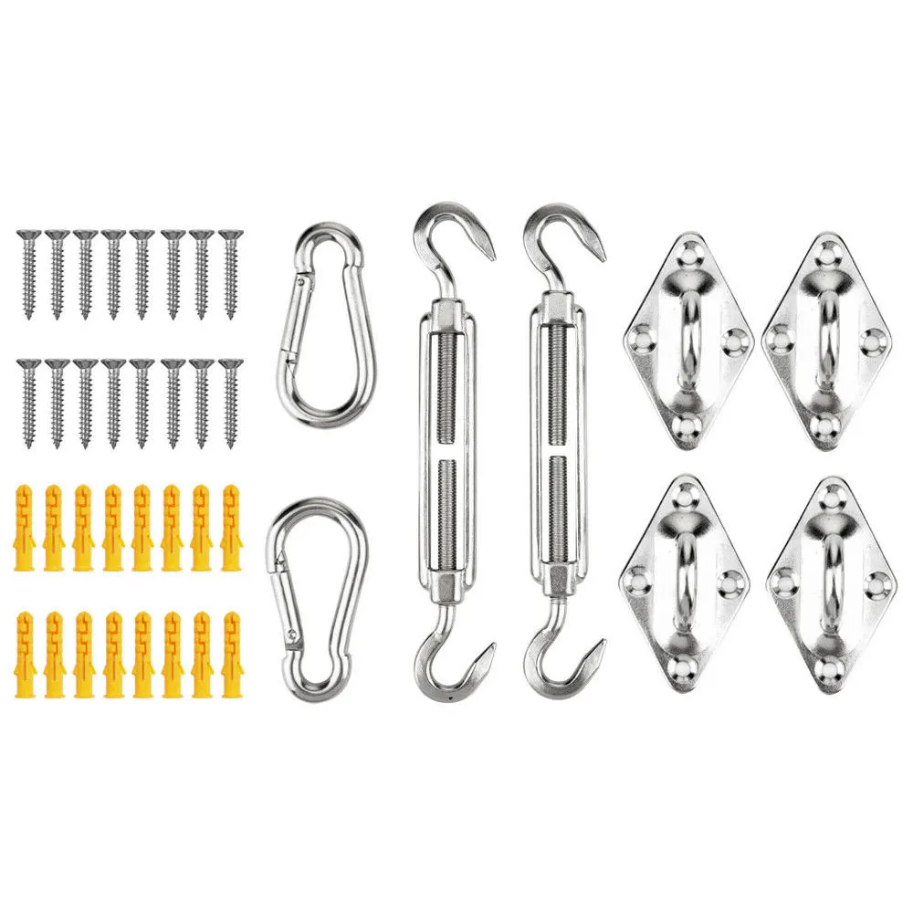 

Новые металлические фитинги Нержавеющая сталь от солнца, полиэтилен высокой навес для защиты от солнца фитинг Наборы тент специальный фик...