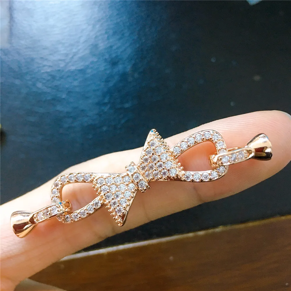 

New Beads Pearl Gold Plated Clasp Fastener Connector Accessories Findings Women Jewelry for Diy Necklace & Bracelet Chain Making