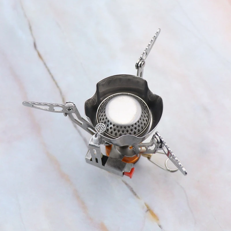Camping Gas Stove Portable Mini Ignition Adjustable Valve For Outdoor Backpacking Hiking Cooking | Спорт и развлечения