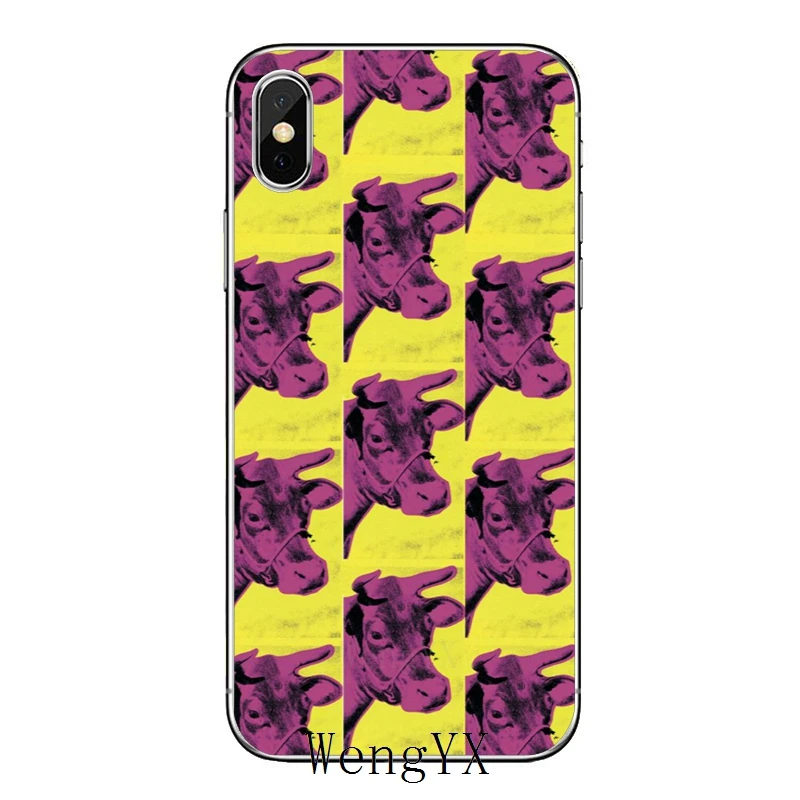 Andy warhol art Холст Корова для Xiaomi mi 9 8 SE Pro A1 A2 Lite 6 6X5 5S 5x note mi x 2s max 2 3 аксессуары чехол для телефона - Цвет: andy-warhol-art-A-04