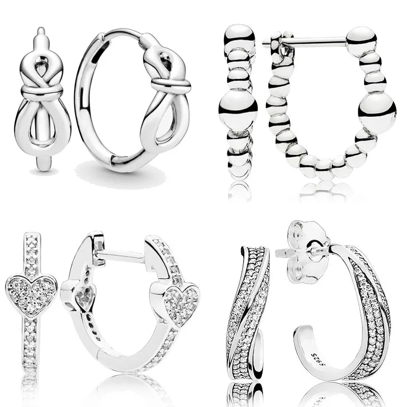 

Женские серьги-цепочки из серебра 925 пробы, с бантом