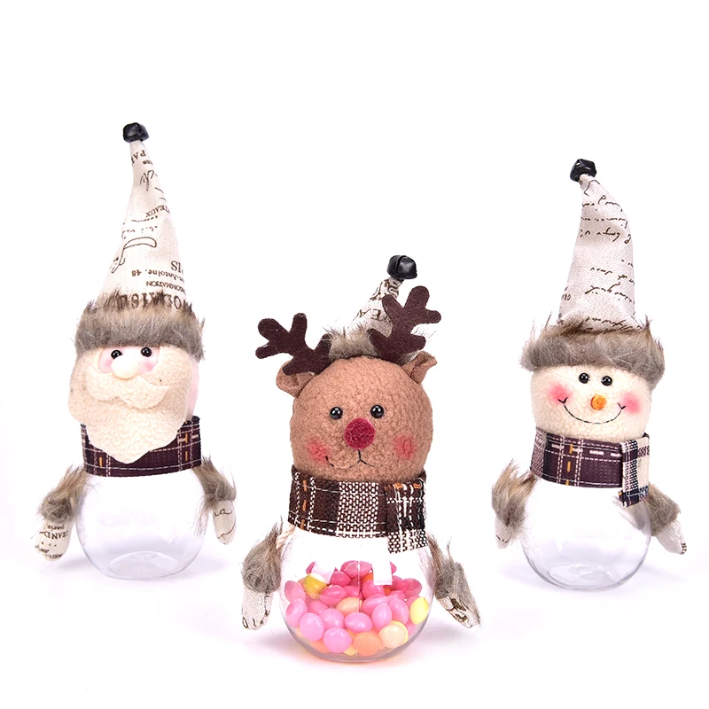 Рождественские конфеты банка Рождественский подарок сумка для детей Санта