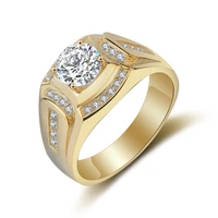 1 karat simulation diamond ring mans ring mens ring wide ring