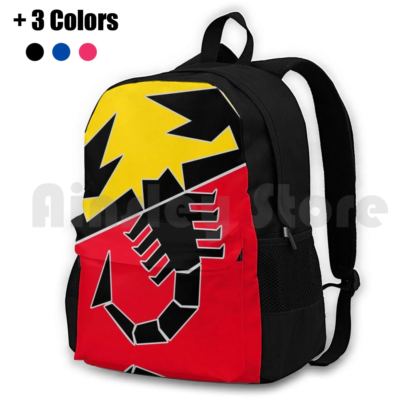 

Abarth Scorpion Outdoor Hiking Backpack Riding Climbing Sports Bag Abarth Scorpion Symbol Cars Italy Fiat Racing Sports 500
