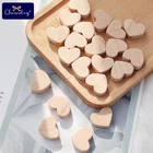 Бусины деревянные для детского прорезывателя, бусины-грызунки из бука, деревянные грызуны без бисфенола, для самостоятельного изготовления ожерелья, цепочки для пустышки, подарок новорожденному 50 шт.