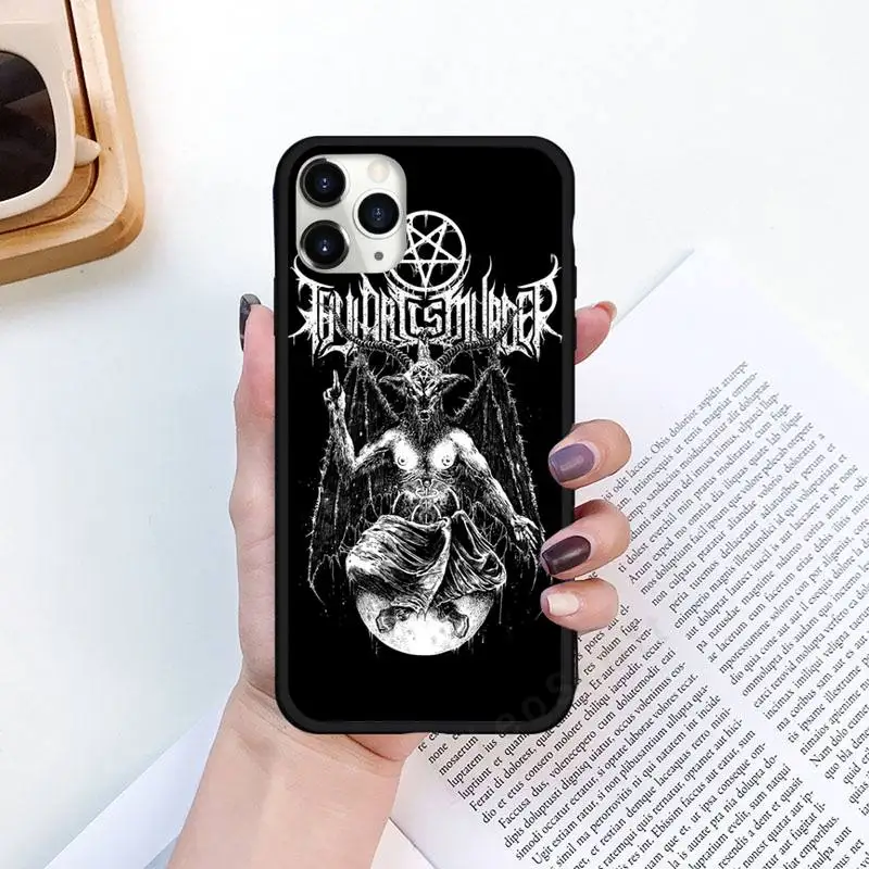 

Goat Head Satan pattern Phone Case for iPhone 11 12 pro XS MAX 8 7 6 6S Plus X 5S SE 2020 XR Luxury brand shell funda coque