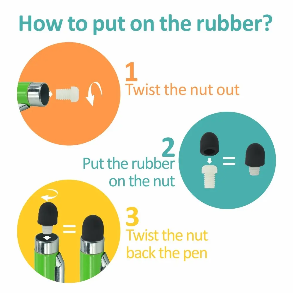 10 шт./компл. Универсальные Металлические стилусы 2 в 1 с шариковыми ручками ручка