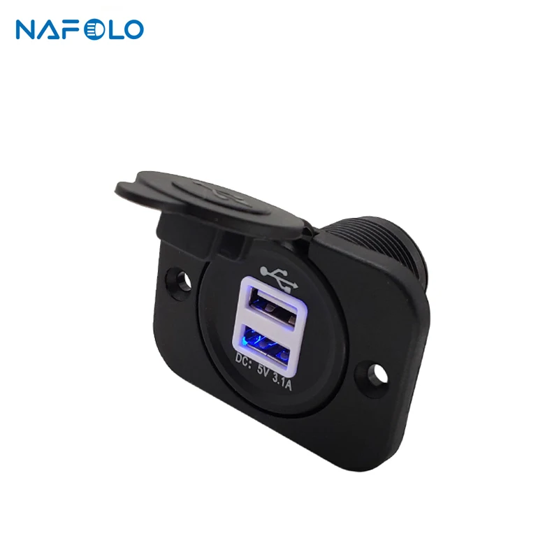 USB разветвитель для зарядного устройства мотоцикла автомобиля грузовика