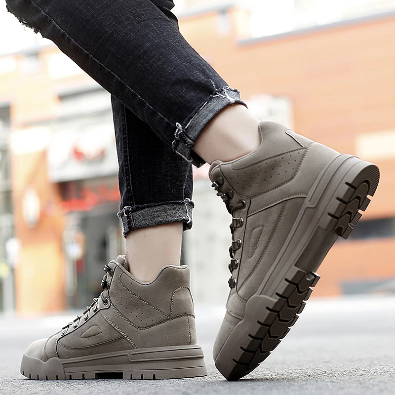 

hot breathable on boty boot shoes sneaker long zapatos leisure sneakers para coturno casuales sale shoe work home slip 2020 men