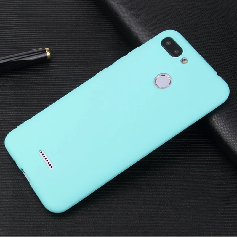 Матовый однотонный красочный чехол для Xiaomi Redmi 4A 4X 5A Mi 5X A1 Y1 Note 4 5 Pro Plus карамельного