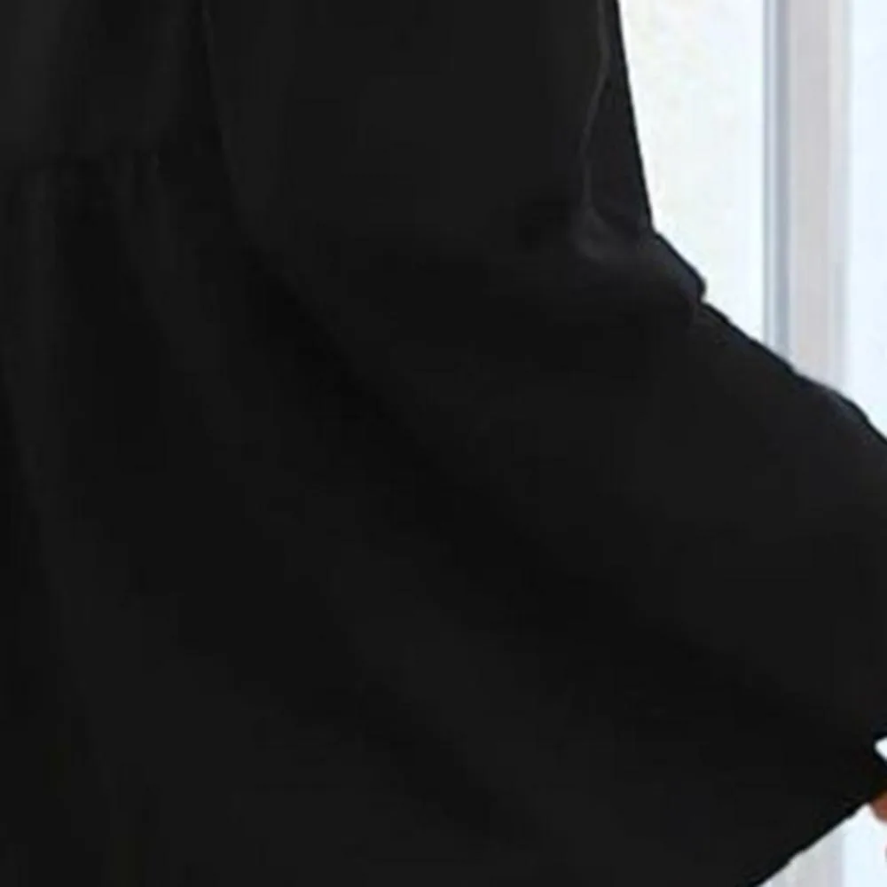 

T Japanese Loose Large Size Solid Color Long-sleeved T-shirt Women's Cotton Spring Patchwork Folds Bottoming Female Japan Wear