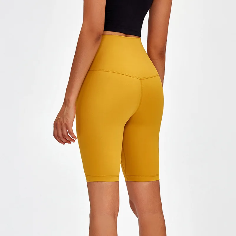 Шорты женские велосипедные высокие эластичные со скрытым животом и высокой