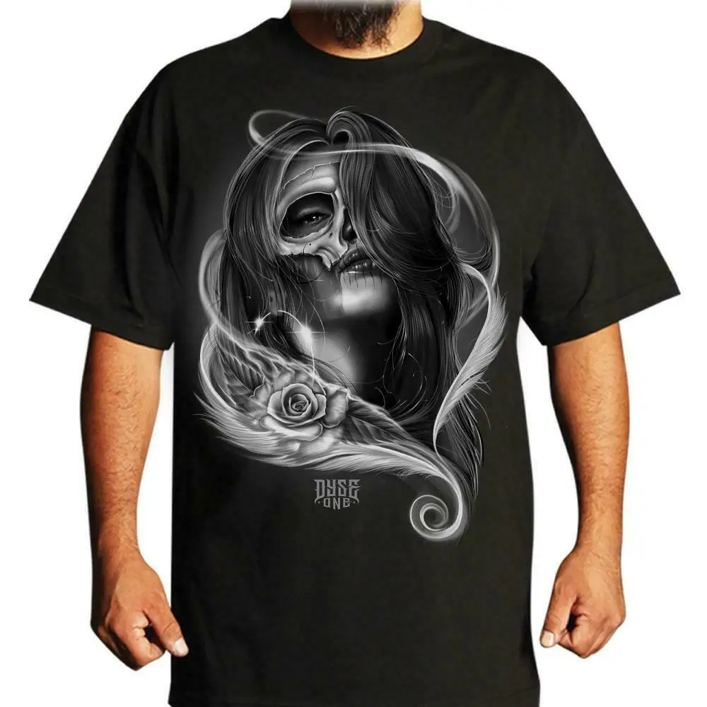 DIA DE LOS MUERTOS Мужская рубашка DYSE ONE CHICANO TATTOO ART| |
