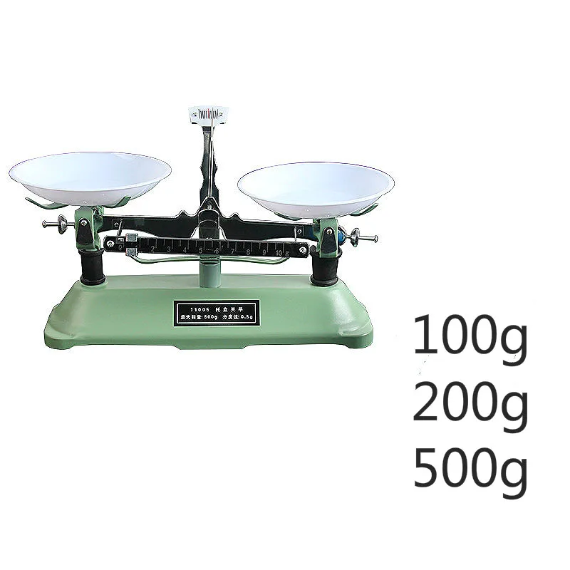 

100g/200g/500g Tray balance Physics experiment equipment for junior high school students Student experimental equipment