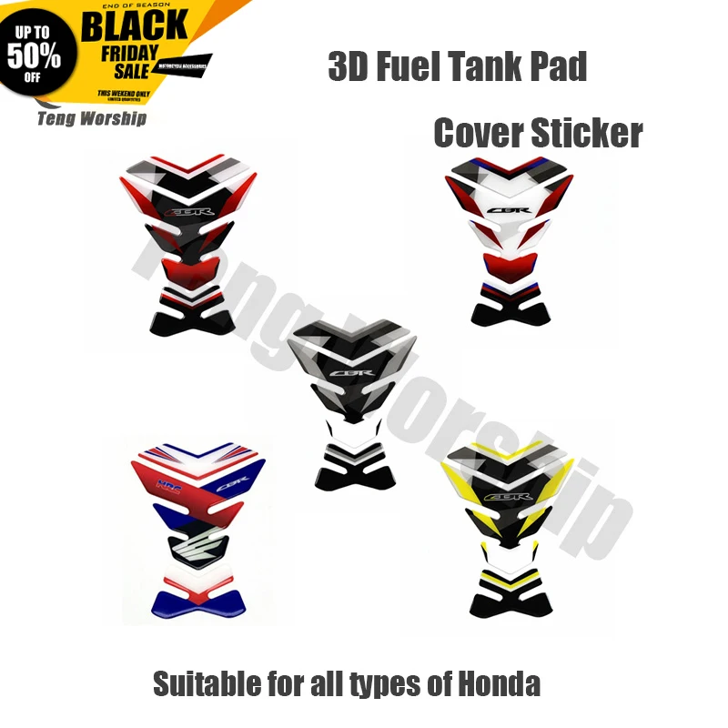 

Motorcycle 3D Tank Pad Cap Stickers For HONDA ALL TYPE