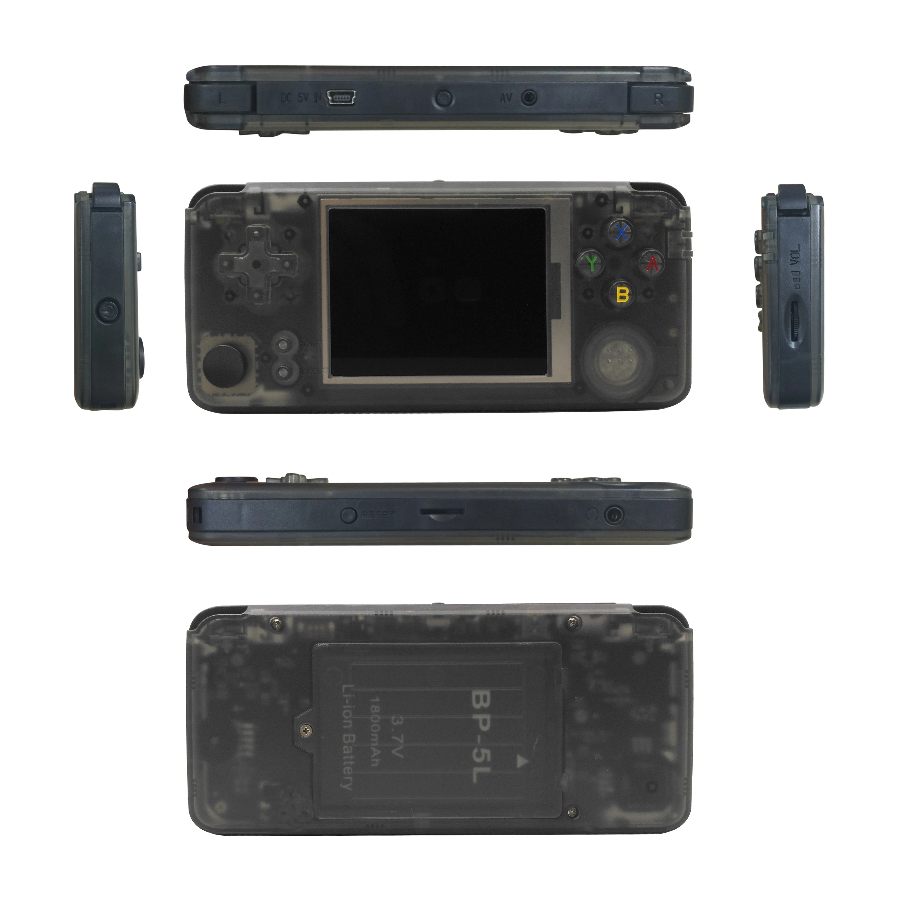 HANHIBR ips rs97 Plus двойная система Ретро игровая консоль 40 имитаторов 64 бит 3 0 дюймов экран Портативный игровой