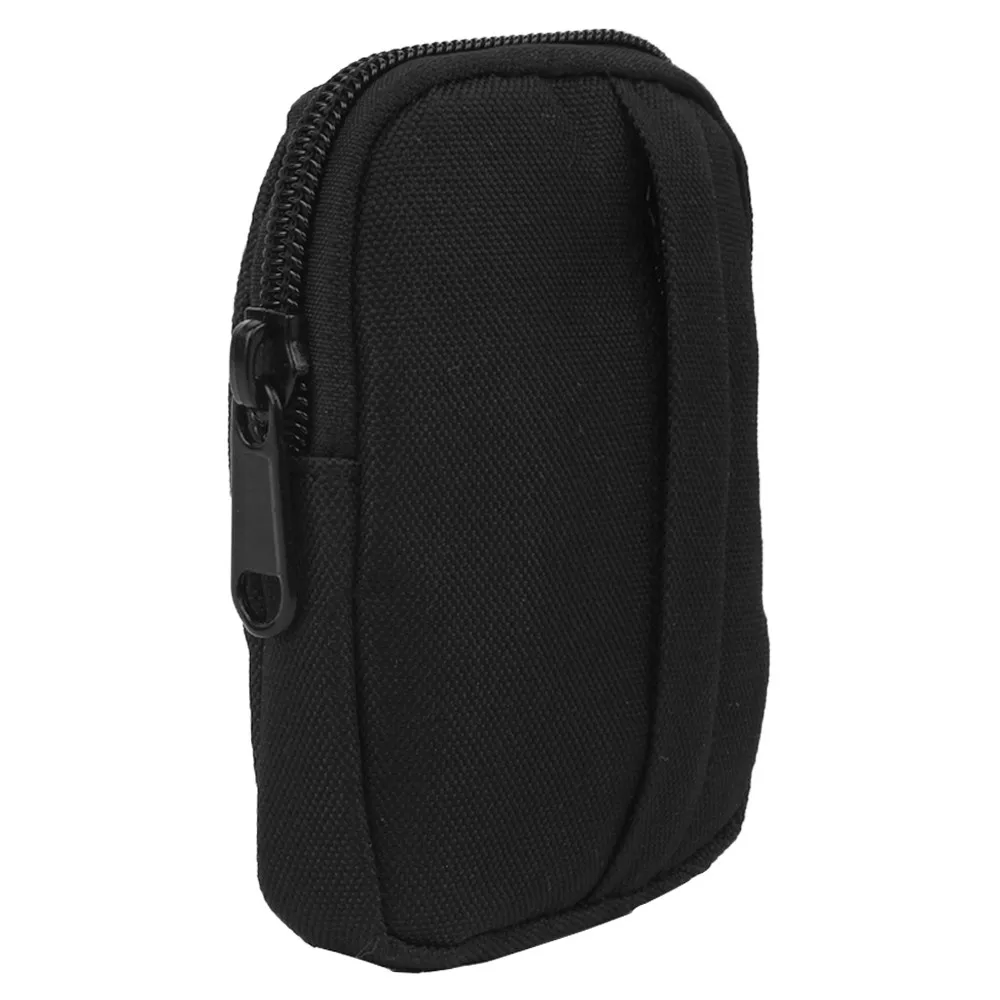 Black Тактический Molle Чехол 800D Портативный чехол для телефона кошелек сумка держатель поясная сумка аксессуар сумка прочный ремень чехол для охоты - Цвет: Black